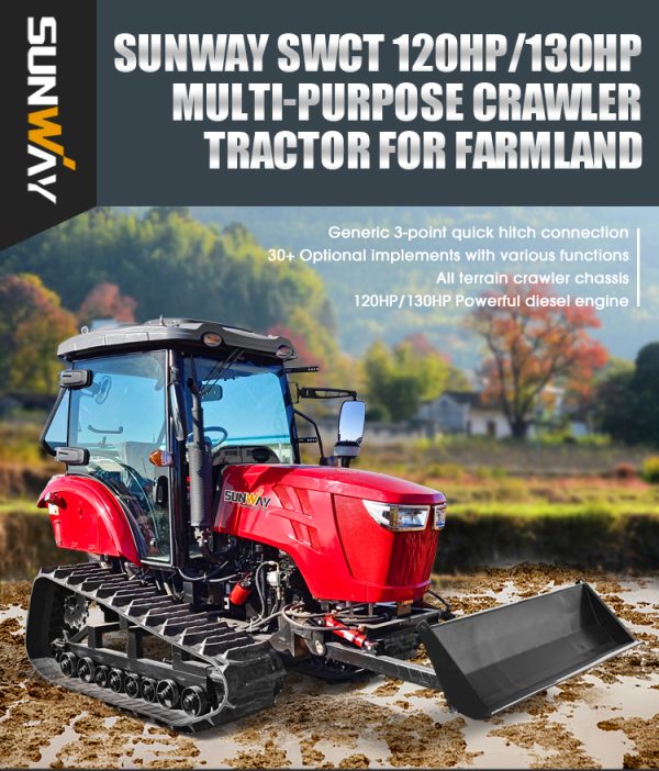 120HP 130HP Crawler Tractor Shandong Sunway Machinery Co Ltd 120hp-130hp-crawler-tractor-shandong-sunway-machinery-co-ltd