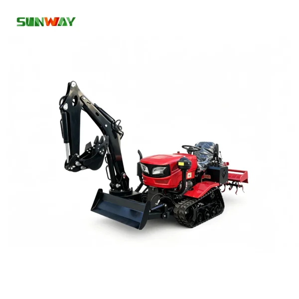 Multi-Functional Tracked Crawler Tractor